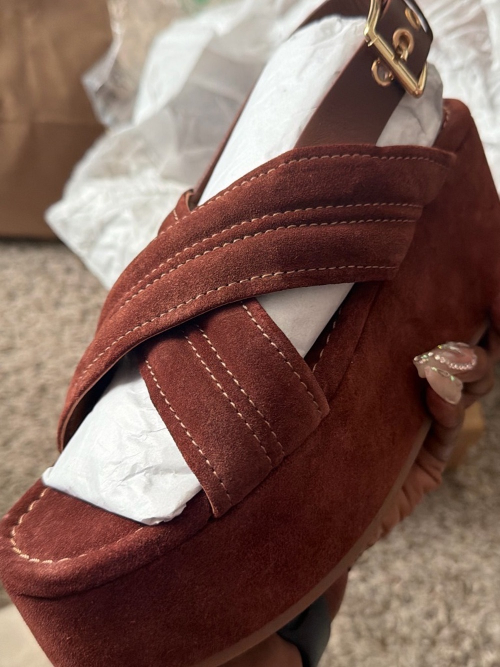 Free People Beach Party Platform 🔥 Size 9  Cathy Spice